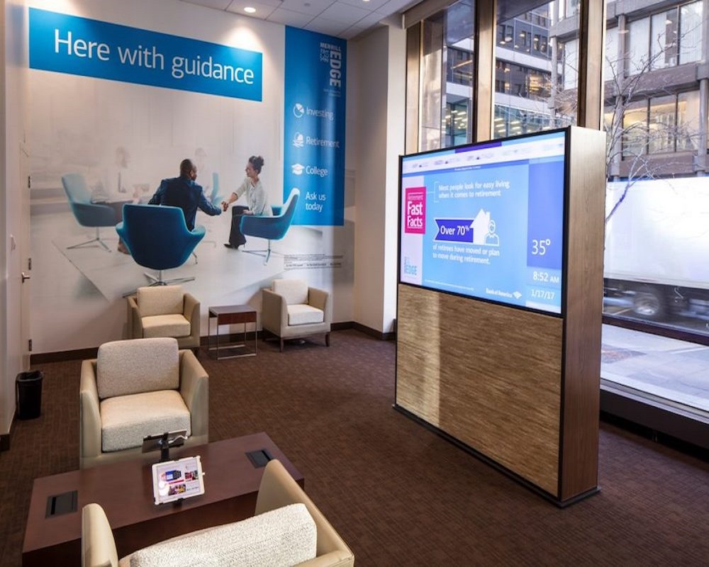 Digital Signage for Banks
